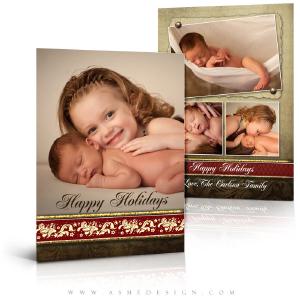 5x7 Flat Christmas Card - Ginger Bread Discount With Mastercard