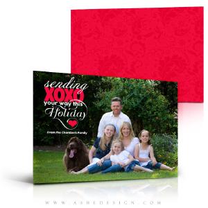 5x7 Flat Christmas Card  - Sending Hugs Sale Professional
