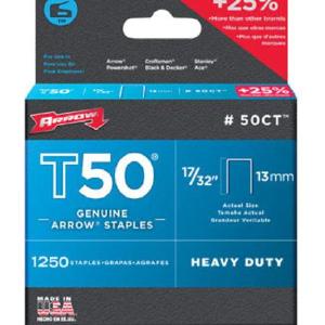 Arrow Fastener 50CT24 Ceiltile T50 Staples, 17/32" Cheap 2025 Newest