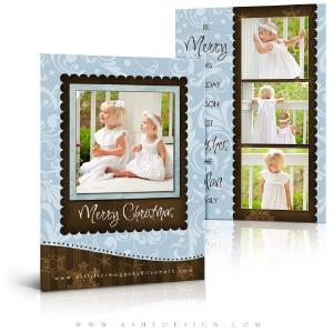 5x7 Flat Christmas Card - Be Merry 100% Original Online