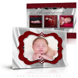 5x7 Flat Christmas Card - Christmas Bling Websites Cheap Pice