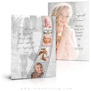 5x7 Flat Card Design - Highlight Reel Real For Sale