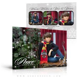 5x7 Flat Christmas Card - Peace Love Joy Shop For Cheap Pice