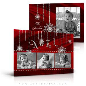 5x7 Flat Christmas Card  - Noel Huge Surprise