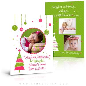 5x7 Flat Christmas Card - Whimsical Christmas For Cheap Sale Online