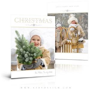 5x7 Flat Card Design - Modern Simplicity Holiday Pices Online