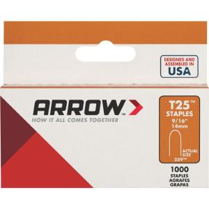 Arrow T25 Round Crown Cable Staple, 9/16 In. (1100-Pack) Buy Cheap Pay With Visa