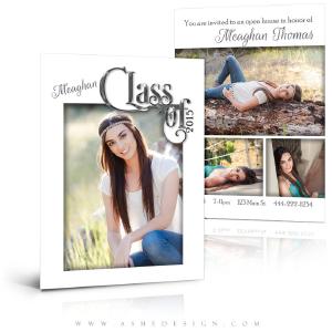 5x7 Flat Card Design - Simply Worded Grad For Cheap