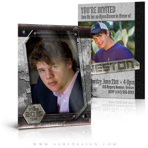 5x7 Flat Senior Boy Graduation Card - Every Angle Cheap