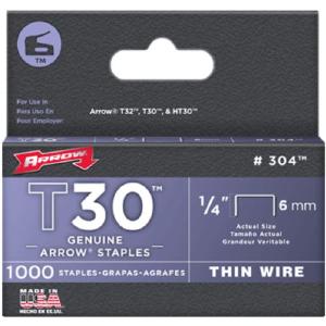 Arrow Fastener 304 T30 Staples, 1/4" Discount For Cheap
