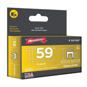 Arrow Fastener 591188 Insulated Clear T59 Staples, 1/4" For Nice Cheap Online