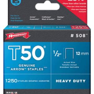 Arrow Fastener 50824 T50 Staples, 1/2" Manchester Great Sale Cheap Online