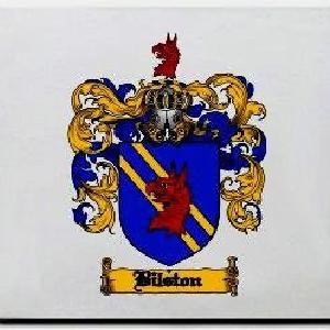 Bilston Family Shield / Coat Of Arms Mouse Pad Discount Manchester