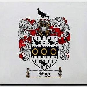 Bigg Family Shield / Coat Of Arms Mouse Pad Clearance Genuine