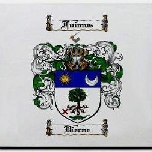 Bierne Family Shield / Coat Of Arms Mouse Pad Cheap Footlocker Finishline