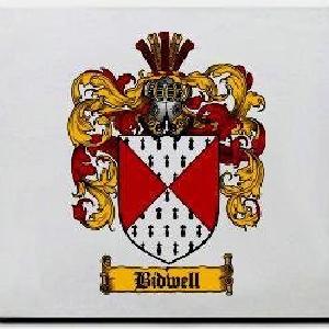 Bidwell Family Shield / Coat Of Arms Mouse Pad Shipping Discount Authentic