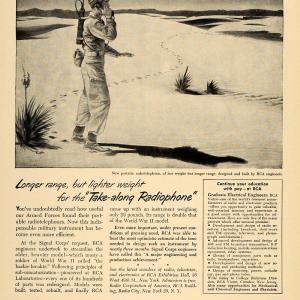 1951 Ad Radio Corporation America Telephone Engineer - ORIGINAL ADVERTISING TCE2 100% Authentic For Sale