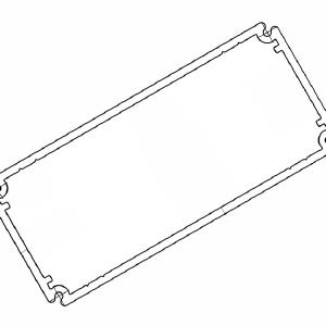 Aluminium Profile Black Anod. 109x48x3000mm H13097 6063 T6 3 M 25u Blk Discount The Cheapest