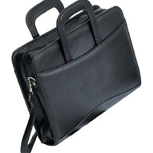 Bellino Executive Leather Zip-Around Binder Briefcase Padfolio, 3 Ring, Black Buy Cheap Cost