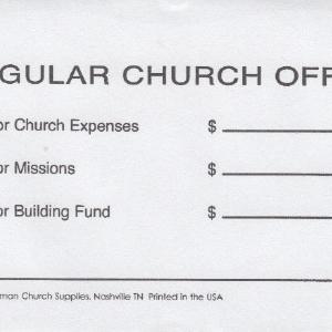 Offering Envelope My Regular Church Bill Size (100 count) Cheap Pice Outlet Sale