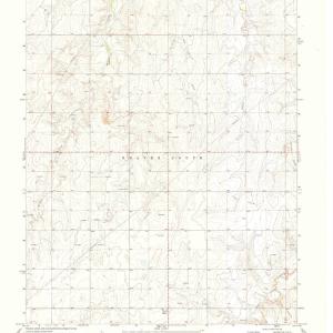 1973 Balko, OK - Oklahoma - USGS Topographic Map v3 Buy Authentic Online