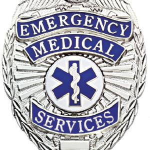 First Class Emergency Medical Services Silver Shield Badge Discount Pay With Paypal