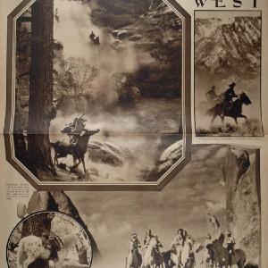 1925 Old West Cowboy Indian Pinto Pony Swan Pens China - ORIGINAL RTO1 Cheap Store