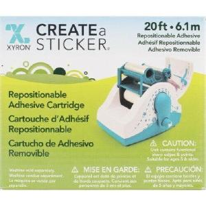 Xyron - 250 Create-a-Sticker Mini Machine Refill Cartridge - Repositionable For Sale Finishline