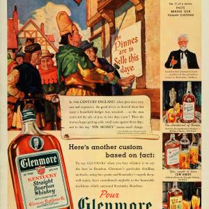 1939 Ad Glenmore Kentucky Bourbon Whiskey Court Jester Liquor Alcohol LF5 Outlet Clearance Store