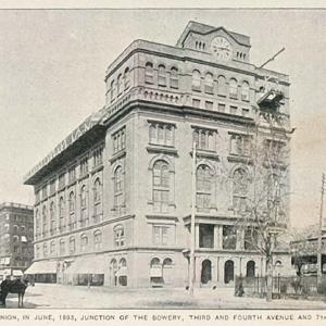 1893 Print Cooper Union Bowery New York City NYC - ORIGINAL HISTORIC IMAGE NY2 Discount Best Seller