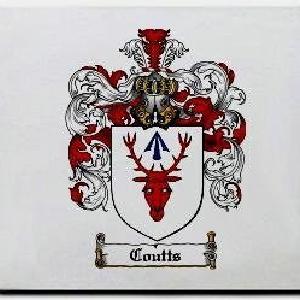 Coutts Family Shield / Coat Of Arms Mouse Pad Brand New Unisex Sale Online