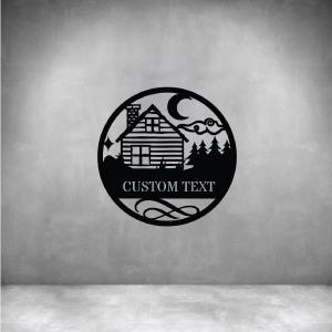 Outdoor Circle Frame 3 with Custom Text Buy Cheap Genuine