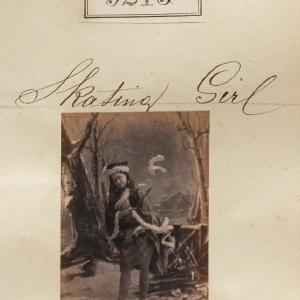 'Skating Girl' Greetings Card Good Selling Online