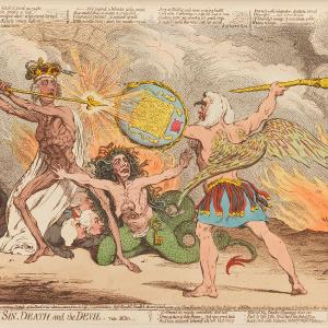 'Sin, Death, and the Devil' Greetings Card Outlet Store Online