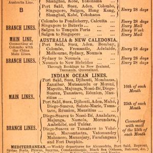 1908 Ad Messageries Maritimes French Postal Steamers Marseilles Bordeaux XGJA5 Choice Online