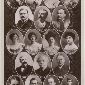 'Some Famous Vocalists' Greetings Card Cost Cheap Pice