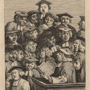 'Scholars at a Lecture' Greetings Card 2025 Newest