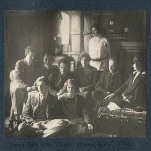 'Society at Garsington' Greetings Card Free Shipping Discounts