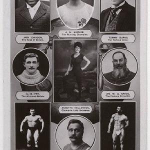 'Some Popular Athletes' Greetings Card Free Shipping Original