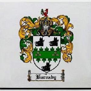 Burnaby Family Shield / Coat Of Arms Mouse Pad Discount From China
