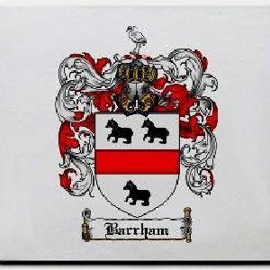Barrham- Family Shield / Coat Of Arms Mouse Pad Cheap Sale Inexpensive