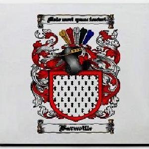Barnville Family Shield / Coat Of Arms Mouse Pad Discount Cost