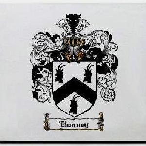Bunney Family Shield / Coat Of Arms Mouse Pad Outlet Geniue Stockist