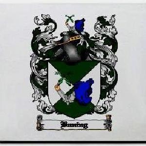 Buning Family Shield / Coat Of Arms Mouse Pad Cheap Sale Low Pice Fee Shipping