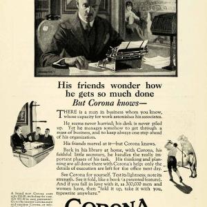 1921 Ad Corona Personal Writing Machine Typewriter Office Typing Groton New NGM2 With Mastercard Cheap Online