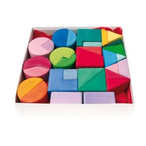 Wooden Shape Blocks - Square, Triangle and Circle Explore