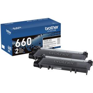 Brother TN-660 Original High Yield Laser Toner Cartridge - Twin-pack - Black - 2 / Box TN660 2PK For Sale