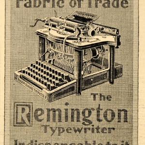 1899 Ad Wyckoff Seamans Benedict Antique Standard Remington Typewriter SCA2 Good Selling Online
