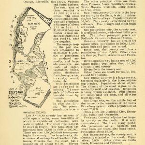1899 Print Crops Railroad Mine Populous Map California ORIGINAL HISTORIC LOS1 Collections Cheap Online