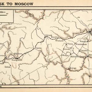1899 Lithograph Map Russia Smolensk Moscow Region Napoleonic War XEF9 Buy Cheap Looking For